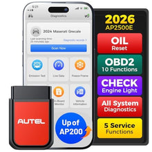 Load image into Gallery viewer, Autel AP2500E/AP2500 OBD2 Scanner Bluetooth Code Reader, Upgraded of AP200, OBDII Scanner All-System Diagnostic Tool, CAN FD, 5 Hot Resets, AutoVIN, Check Engine Light, Car Code Reader for Android/iOS_1