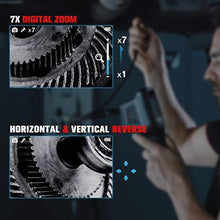 Load image into Gallery viewer, Autel MaxiVideo MV480 Inspection Camera, 1080P HD Industrial Endoscope with Light, Dual Cameras, 10-Level Adjustable LED, 7X Zoom, Snake Borescope with Audio Annotation, 360Rotation, Up of MV460, black_2190