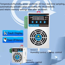 Load image into Gallery viewer, Auto Small Dehumidifier for Grow Tent/Electric Box/Storage Cabinet/Closet/Safes, Smart Dehumidification Kit Eliminates Moisture for Confined Space With Humidity Control, AC/DC 85-265V, Auto Shut Off, White_1948