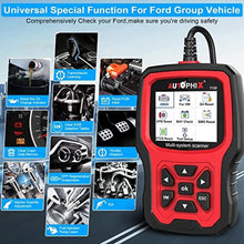 Load image into Gallery viewer, AUTOPHIX OBD2 Scanner Code Reader for Ford Lincoin Mercury,7150 Full Systems Diagnostic Scanner Tool with Engine ABS SRS SAS BMS EPB TPMS Transmission DPF Regen Oil Reset for Ford All Car After 1991, black_1085