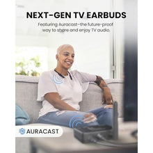 Load image into Gallery viewer, Avantree Aura Loop - Auracast Wireless TV Earbuds with Voice Clear, Black_724