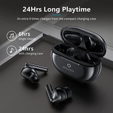 Load image into Gallery viewer, AWEI S1 Pro Active Noise Cancelling Wireless Earbuds, Bluetooth 5.3 Headphones with 4 Mics Call, Hi-Fi Stereo Sound Deep Bass, Ultra Long 24H Playtime, IPX7 Waterproof Earphones, Black_1290