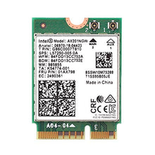 Load image into Gallery viewer, AX201NGW WiFi 6 Card, M.2 Laptop 2.4Gbps 802.11ax. AX201 Wireless Card 11AX WiFi Adapter with Bluetooth 5.2 Mu-Mimo for Windows 10/11 64-bit, Google Chrome OS, Linux(64bit)_1