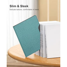 Load image into Gallery viewer, Ayotu Book Folio Case for Remarkable 2 Paper Tablet 10.3" 2020 Released, Premium Fabric Smart Cover with Pen Pocket, Stable Folding Stand Design,Gray & Green | Exclusive Templates Provided, RegularGrayGreen_8178