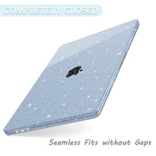 Load image into Gallery viewer, B BELK for MacBook Air 15 inch Case Glitter A3448 A3241 A3114 A2941 Blue, SparklyAirBlue_205
