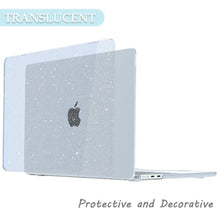 Load image into Gallery viewer, B BELK for MacBook Air 15 inch Case Glitter A3448 A3241 A3114 A2941 Blue, SparklyAirBlue_207
