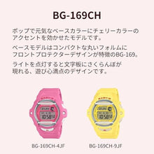 Load image into Gallery viewer, Baby-G Casio BG-169ch-4JF Cherry Red Accent Seires Japan Import New, Pink_1605