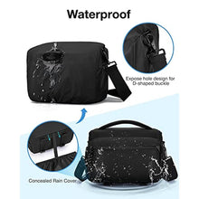 Load image into Gallery viewer, BAGSMART Small Camera Sling Bag for Photographers, Compact Camera Shoulder Bags for DSLR/SLR/Mirrorless Cameras, Waterproof Crossbody Camera Case with Tripod Holder, Black_8169