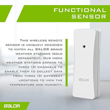 Load image into Gallery viewer, BALDR Wireless Weather Station - Remote Sensor, Shelf Standing or Wall Hanging, Battery Powered for Home Weather Stations_880