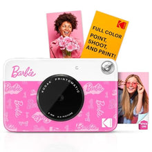 Load image into Gallery viewer, Barbie x Kodak Printomatic Full-Color Instant Print Digital Camera 5MP Portable Barbie Camera Prints Colorful 2x3 Sticky-Back Photos Signature Style, SignatureStyle_1