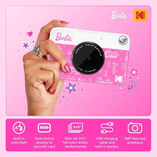 Load image into Gallery viewer, Barbie x Kodak Printomatic Full-Color Instant Print Digital Camera 5MP Portable Barbie Camera Prints Colorful 2x3 Sticky-Back Photos Signature Style, SignatureStyle_1453