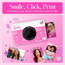 Load image into Gallery viewer, Barbie x Kodak Printomatic Full-Color Instant Print Digital Camera 5MP Portable Barbie Camera Prints Colorful 2x3 Sticky-Back Photos Signature Style, SignatureStyle_1456