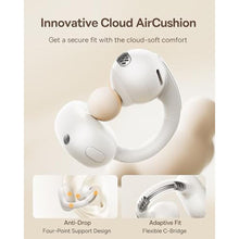 Load image into Gallery viewer, Baseus Bowie MC1 Open Ear Clip-On Earbuds, Adaptive Comfort with Anti-Drop Design, Impactful Sound with Adaptive Bass Boost, Adaptive Noise Cancelling Calls, IP57 Waterproof, 40H Playtime, Lightweight, White_1531
