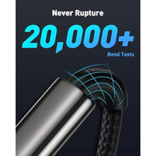Load image into Gallery viewer, Baseus USB C Cable, 100W PD 5A QC 4.0 Fast Charging USB C to C Cable, Zinc Alloy Nylon Braided USB Type C Charger Cable for iPhone 15/Pro/Plus/Pro Max, MacBook, iPad Pro, Galaxy S24 S23/S22+ (6.6ft), TitaniumGold_695