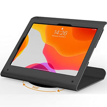 Load image into Gallery viewer, Beelta Tablet POS Stand - Heavy Duty Steel Kiosk Stand with 360 Swivel Base Anti-Theft - Compatible with 10.9" iPad 10th, Pro 11" 1 2 3 4, Air 4 5, Air 11"(M2/M3/M4), iPad 11"(A16), Black_1