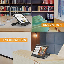 Load image into Gallery viewer, Beelta Tablet POS Stand - Heavy Duty Steel Kiosk Stand with 360 Swivel Base Anti-Theft - Compatible with 10.9" iPad 10th, Pro 11" 1 2 3 4, Air 4 5, Air 11"(M2/M3/M4), iPad 11"(A16), Black_178