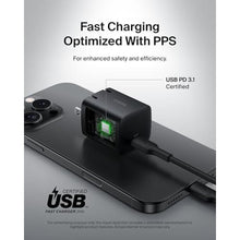 Load image into Gallery viewer, Belkin 25W Compact USB C Charger Block, Fast Charging for Travel, Black_314
