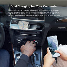 Load image into Gallery viewer, Belkin 37W Dual Port Fast Car Charger with 3.3ft USB-C Cable Included, USB-C 25W PPS Port and USB-A 12W Port for Galaxy S23, S23+, Ultra, Note20, iPhone 14, 13, 12, 11, Pro, Max, Mini and More, Black_1030