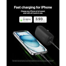 Load image into Gallery viewer, Belkin 67W 3 Port USB C Charger Block, PPS Fast Charging for MacBook, Black_1354