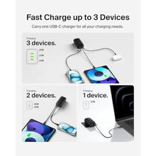 Load image into Gallery viewer, Belkin 67W 3 Port USB C Charger Block, PPS Fast Charging for MacBook, Black_1355