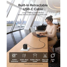 Load image into Gallery viewer, Belkin 67W GaN USB C Retractable Charger Block Fast Charging for Travel, Black_2284