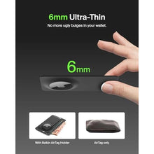 Load image into Gallery viewer, Belkin Apple AirTag Wallet Insert, 2 Pack, Ultra-Slim, Black_634