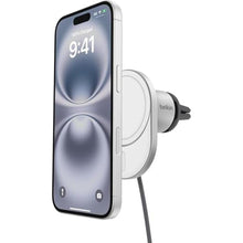 Load image into Gallery viewer, Belkin BoostCharge Pro Magnetic Wireless Car Charger with Qi2 15W, MagSafe-compatible magnetic car vent phone mount for iPhone 16, 15, 14, 13, 12 Series, 5ft /1.5m USB-C to USB-C cable included - Grey_1