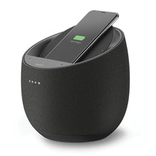 Load image into Gallery viewer, Belkin SOUNDFORM Elite Hi-Fi Smart Speaker + Wireless Charger (Alexa Voice-Controlled Bluetooth Speaker) Sound Technology By Devialet, Fast Wireless Charging for iPhone, Samsung Galaxy & More - White_938