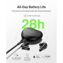 Load image into Gallery viewer, Belkin SoundForm Rhythm ANC True Wireless Earbuds, 28H Battery, Black_2093