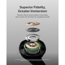 Load image into Gallery viewer, Belkin SoundForm Surround Wireless Over-Ear Headphones, Black_486
