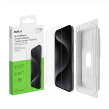 Load image into Gallery viewer, Belkin Tempered Glass Screen Protector, Scratch-Resistant iPhone 15 Pro Max, Transparent_1