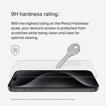 Load image into Gallery viewer, Belkin Tempered Glass Screen Protector, Scratch-Resistant iPhone 15 Pro Max, Transparent_1130