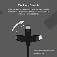 Load image into Gallery viewer, Belkin USB A to USB C Cable 6.6ft iPhone Charger Cord, Black_973
