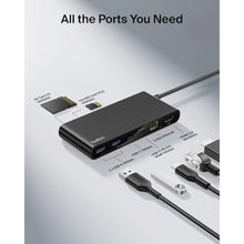 Load image into Gallery viewer, Belkin USB-C Hub 8-Port 4K HDMI 100W PD for Neo MacBook, Windows & More, Black_2145