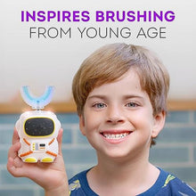 Load image into Gallery viewer, Bendi Kids Toothbrush, U-Shaped Electric Sensory Design, Ages 2-7, White_264