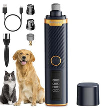 Load image into Gallery viewer, BETOPET Upgraded Dog Nail Grinder Quiet - 3-Speed Professional Dog Nail Trimmers with 2 LED Lights for Large Medium Small Dogs/Cats, Electric Pet Nail Grinder for Dogs with Dust Cap, DarkBlue_1