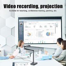 Load image into Gallery viewer, Bewinner 4K 16MP Ultra Document Camera & Webcam, USB Overhead Projector CMOS Image Sensor Adjustable Angle for Live Demo, Remote Teaching for OS X for for OBS for Android, black_556