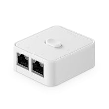 Load image into Gallery viewer, Binardat Gigabit Network Switcher, Passive Ethernet Selector, in/Out to A or B Network, Bidirectional Manual Switcher, No Power Required (White)_1