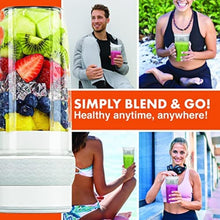 Load image into Gallery viewer, Bionic Blade Mini Portable Blender Juicer Bottle 26.5 oz, BPA-Free - Cordless & Rechargeable, Travel-Friendly Size for Smoothies, Shakes, Juices, Home & Kitchen Essentials, Gunmetal, As Seen on TV_7888