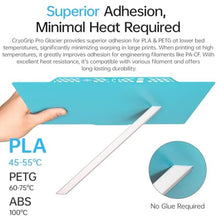 Load image into Gallery viewer, BIQU CryoGrip Pro Glacier Panda Build Plate for Bambu-Lab X2D P2S P1S P1P X1C X1E A1 3D Printers, Double-Sided Fine Textured Spring Steel Sheet, Firm Adhesion, 257x257mm, 1 Piece_16