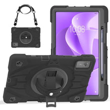 Load image into Gallery viewer, Bkinew Case for Lenovo Idea Tab Plus 12.1" & K12 2025 Release Tablet TB361FU/TB361ZU/TB365FC Rugged Protective Cover with 360 Rotating Kickstand Hand Shoulder Strap, Black_1