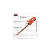 Load image into Gallery viewer, BLACK+DECKER 20V MAX Hedge Trimmer Cordless, 18 inch Blade, (1) Battery and Charger Included, Light Weight Reduced Vibration, Bush Trimmer Hedger (LHT218C1), Orange_3892