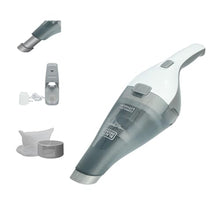 Load image into Gallery viewer, BLACK+DECKER dustbuster Cordless Handheld Vacuum, Portable Car Vacuum Cordless Rechargeable, Wall Mount, Strong Suction QuickClean (HNVC215B10), White_1