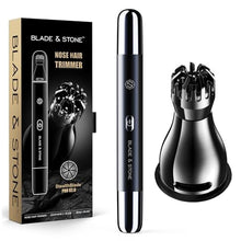 Load image into Gallery viewer, Blade & Stone NS502-DN Nose & Ear Trimmer 2.0 | Graphene-X Blade | High-Velocity Low-Noise Motor | Patented Rotary Blade Design | Skin-Friendly, Tug-Free Performance, Detachable Head - Dark Night, DarkNight_1