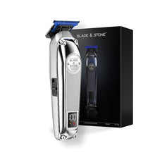 Load image into Gallery viewer, Blade & Stone Professional Hair Trimmer for Men PT301 | Diamond-S Blade | Micro-Gap Tech | 7200 RPM Durable Motor, All-Metal, Cordless Hair Trimmer - The Aviator, AviatorTrimmer_1