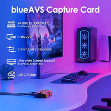 Load image into Gallery viewer, BlueAVS 4K60 HDMI Video Capture Card for PS5 Game Streaming, YellowBlack_67