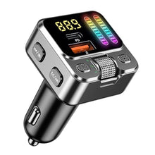 Load image into Gallery viewer, Bluetooth 5.3 Car Adapter with FM Transmitter 42W PD Fast Charging, blacksilver_1