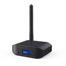 Load image into Gallery viewer, Bluetooth 5.3 Receiver for Home Stereo Adapter for HiFi Music Streaming, Wired Speakers,with AUX 3.5mm/USB-C Data Cable, Long Range,Low Latency and HD Audio, Black_1