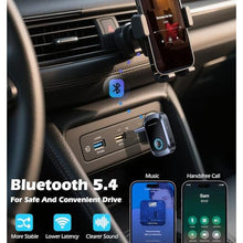 Load image into Gallery viewer, Bluetooth AUX Adapter for Car Music & Handsfree Call, sliver_4722