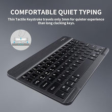 Load image into Gallery viewer, Bluetooth Keyboard & Mouse Combo for iPad - Rechargeable RGB Wireless Set with 7-Color Backlit, Compatible with iPad 10th/9th/8th Gen, iPad Pro/Air/Mini (Black)._5708